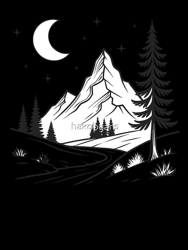 Minimalist Nature Line Art by hakobyans