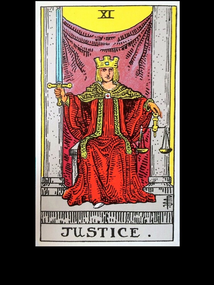 Justice Tarot by HelloHKW