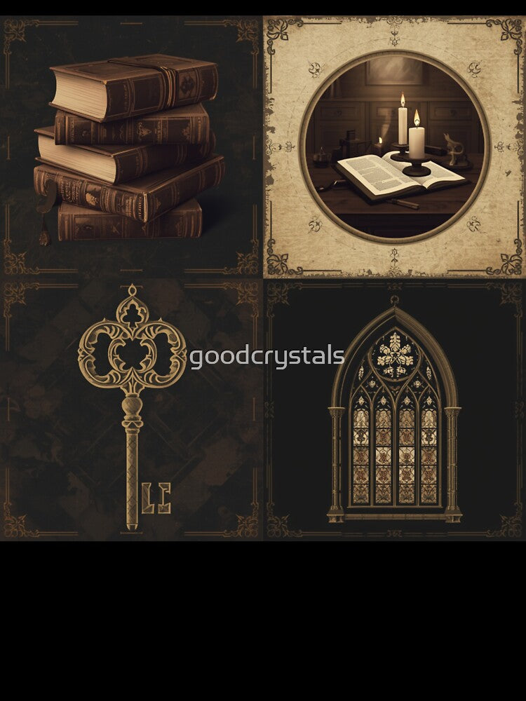Dark Academia Aesthetic Bundle - Gothic Vintage Literary Design by goodcrystals