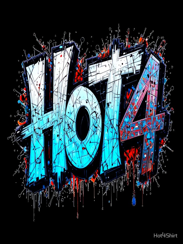 Hot 4 Graffiti Text Design in blue-white-red by Hot4Shirt
