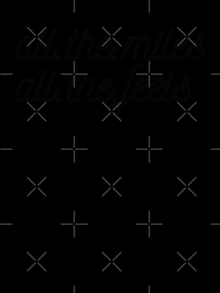 All the Miles, All the Feels Runner Shirt by gkao