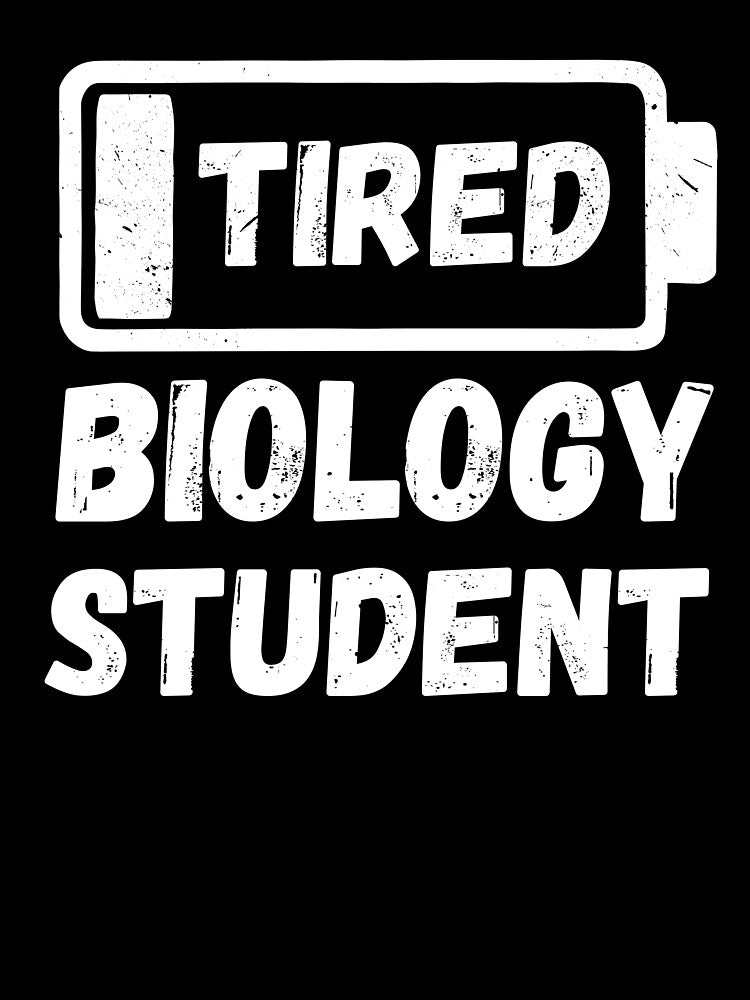 Tired Biology Student by KrisRubinArt