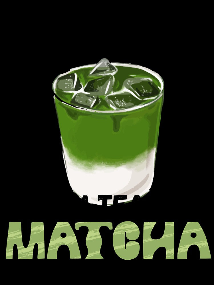 Iced Matcha Latte – Aesthetic Green Tea Design by RUNO LAB
