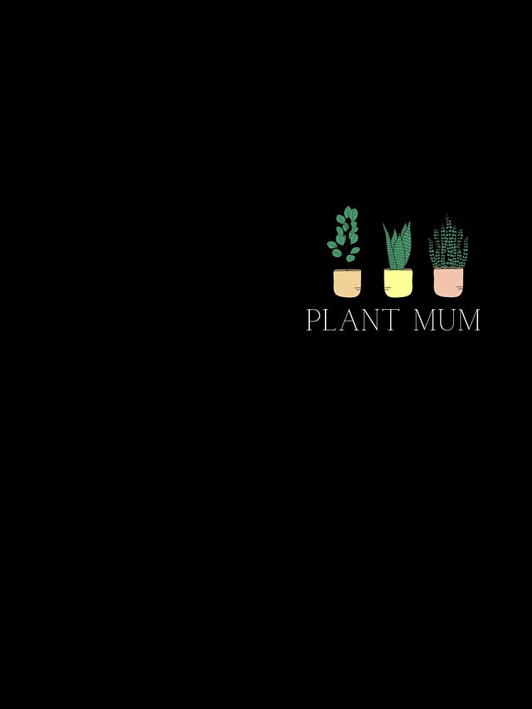 Plant Mum - Pot Plant Graphic Cute by AltMillennial