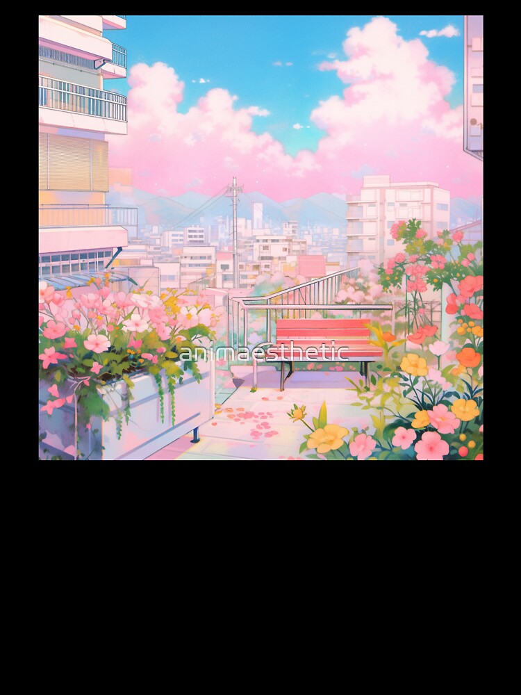 Pastel Japanese City by animaesthetic