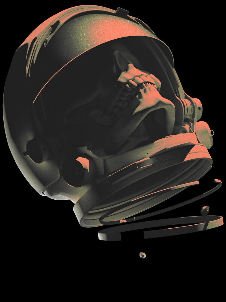 SPACE SKULL NOIR by alexdimella