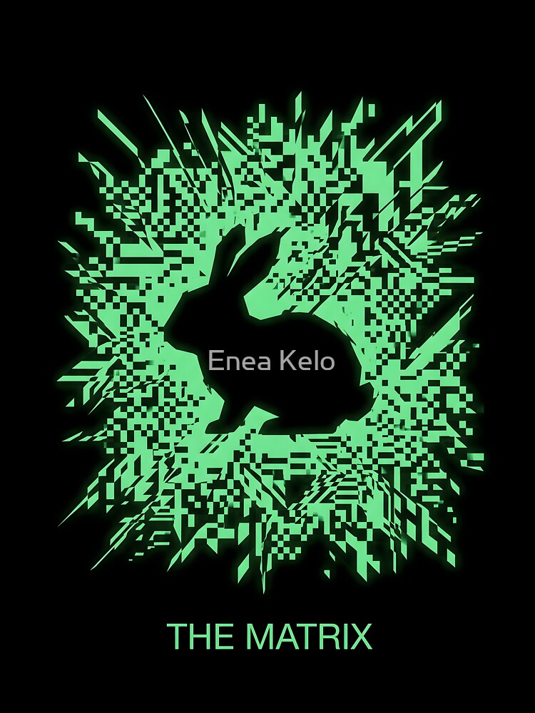 The Matrix - Follow the White Rabbit Glitch by Enea Kelo