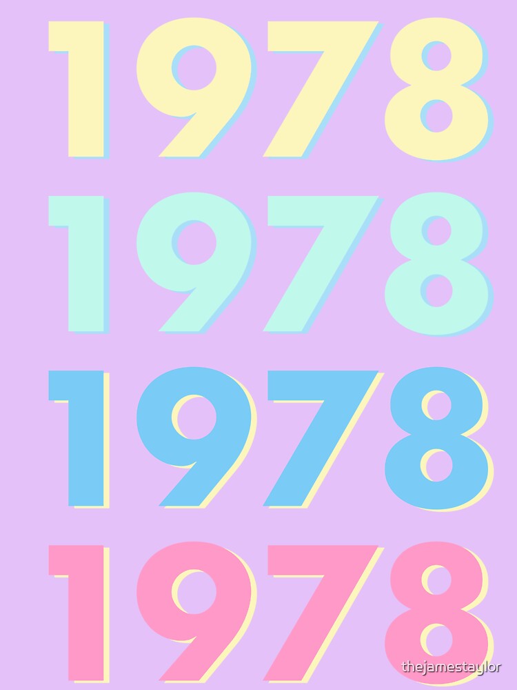 Pastel Time Capsule 1978 - Retro Nostalgic Art Print by thejamestaylor