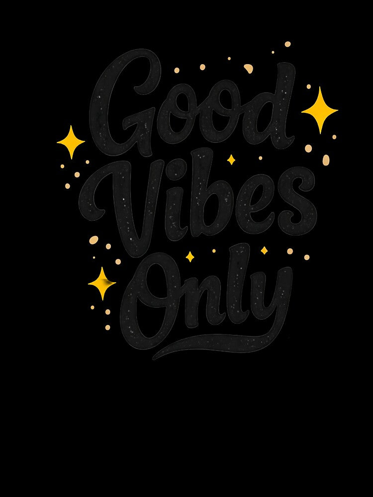 Good Vibes Only Sticker Minimal Typography Motivational Quote Aesthetic Design by Lovestickerco