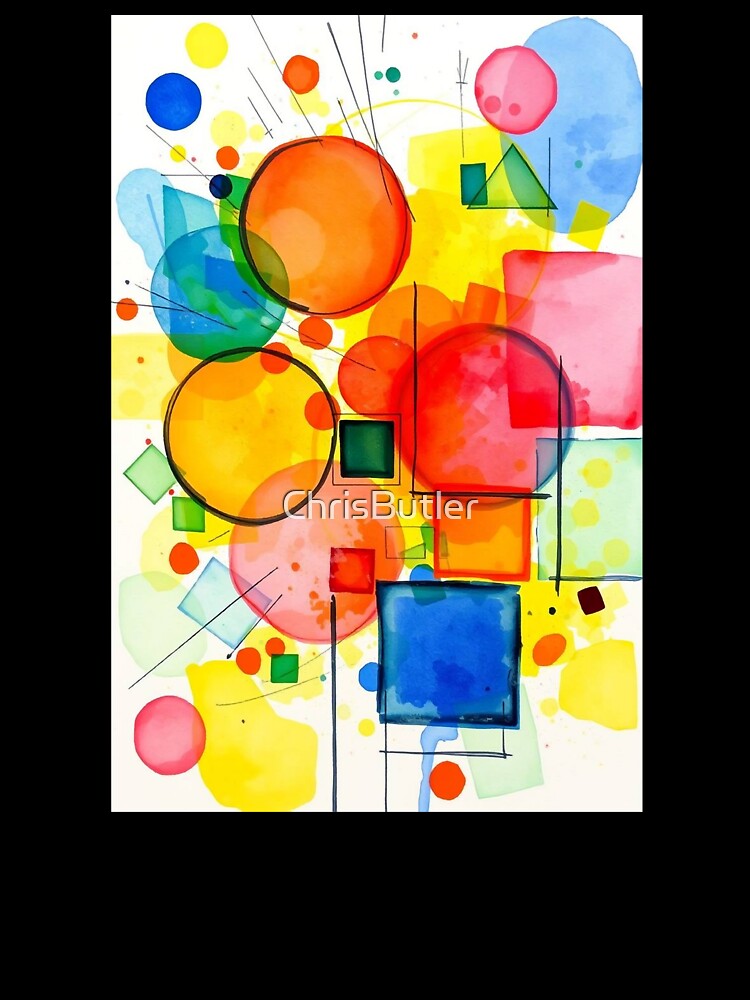 Colorful Abstract Geometry Explosion by ChrisButler