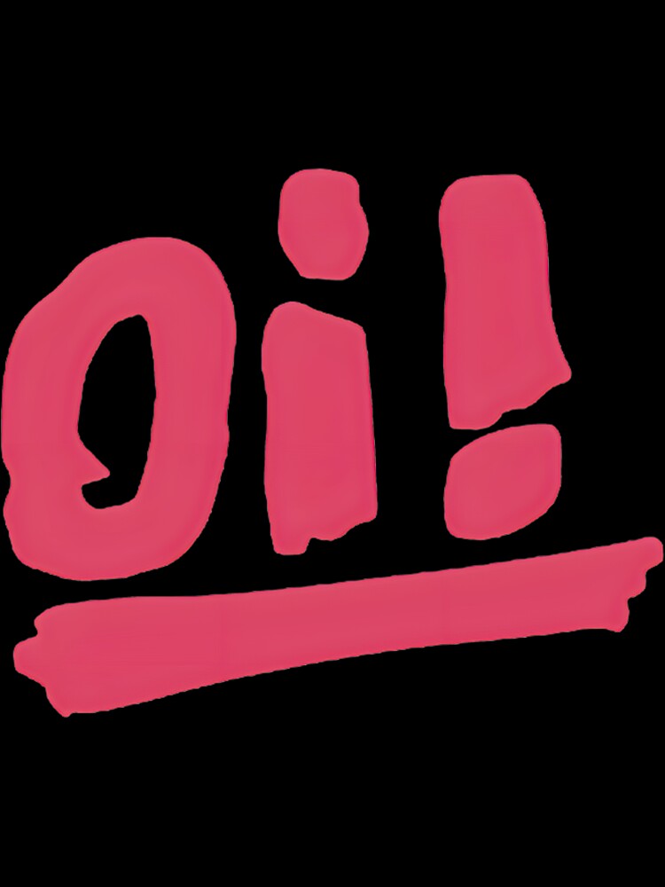 Oi! Red Bold Lettering | PERFECT GIFT FOR YOU AND FRIENDS by TiyanaLapanne