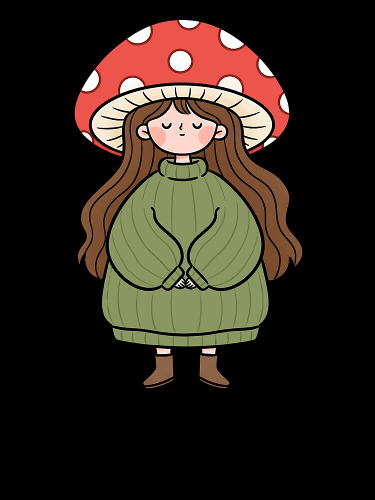 Mushroom Sprite Girl by TheCozySprout