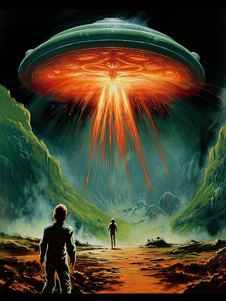 Retro UFO Design by funpaperco