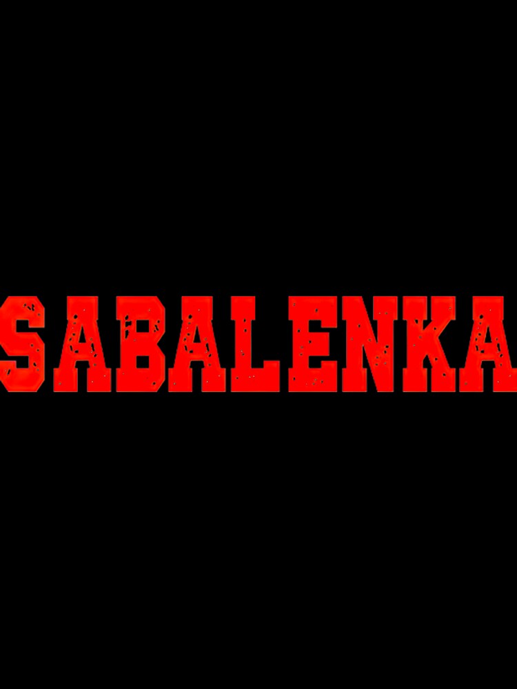 Sabalenka's Bold Statement Design | PERFECT GIFT FOR YOU AND FRIENDS by ThulaniNcube