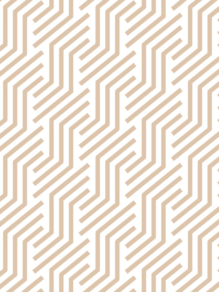 Brown and White Tessellation Line Pattern 21 Pairs DE 2022 Trending Color Cliff's View DEC720 by ColorOfTheYears