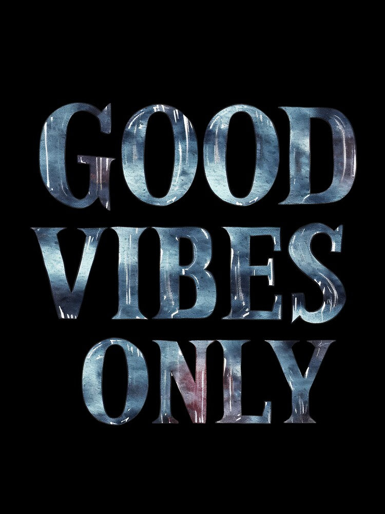 Good Vibes Only Typography Design by jamessismanes