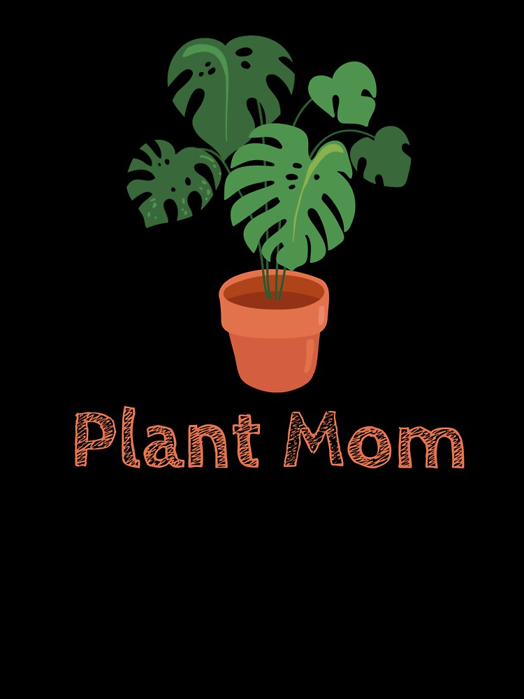 Plant Mom | Orange | Monstera | House Plants | Plants | Plant Lady | Plant Lover | Gardener | Gardening | Plant on a Stool by ShoniwDesigns