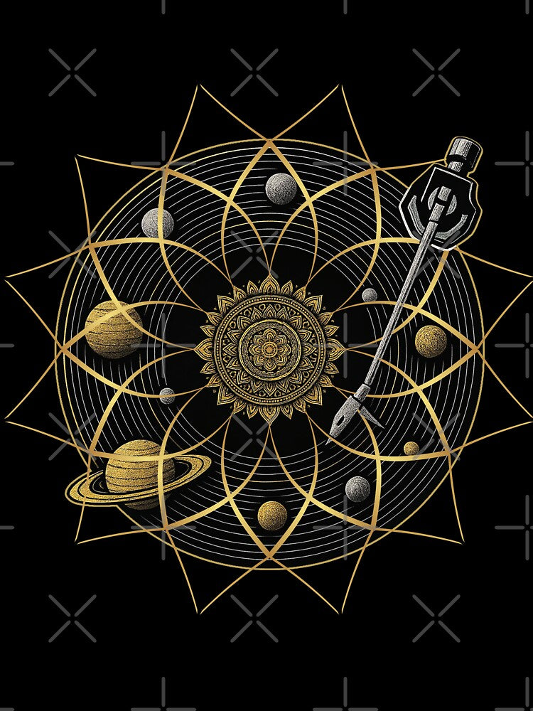 Mandala Vinyl Solar System by Nacho Average Designs