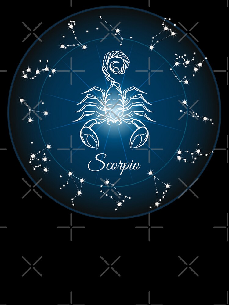 Scorpio: Zodiac Constellation Circle Star Sign by WearWolfDesigns