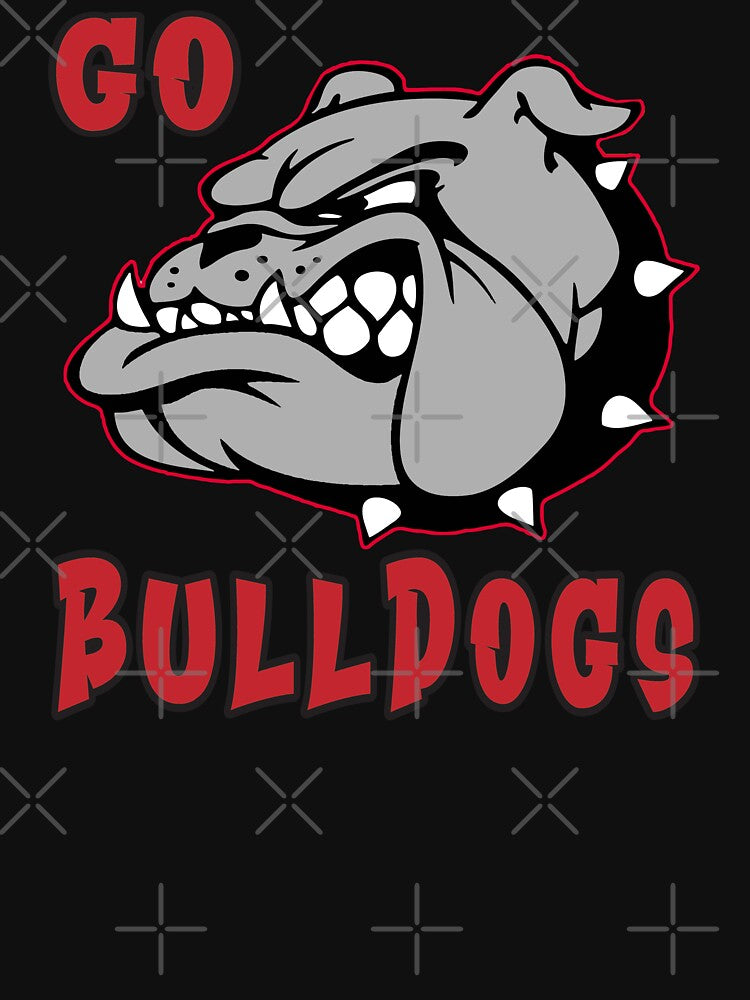 Go Bulldogs Bulldog School mascot by CardboardCotton