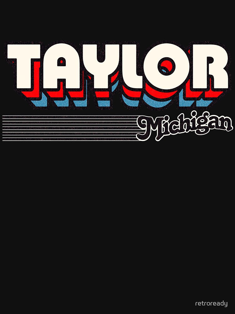 Taylor, Michigan | Retro Stripes by retroready