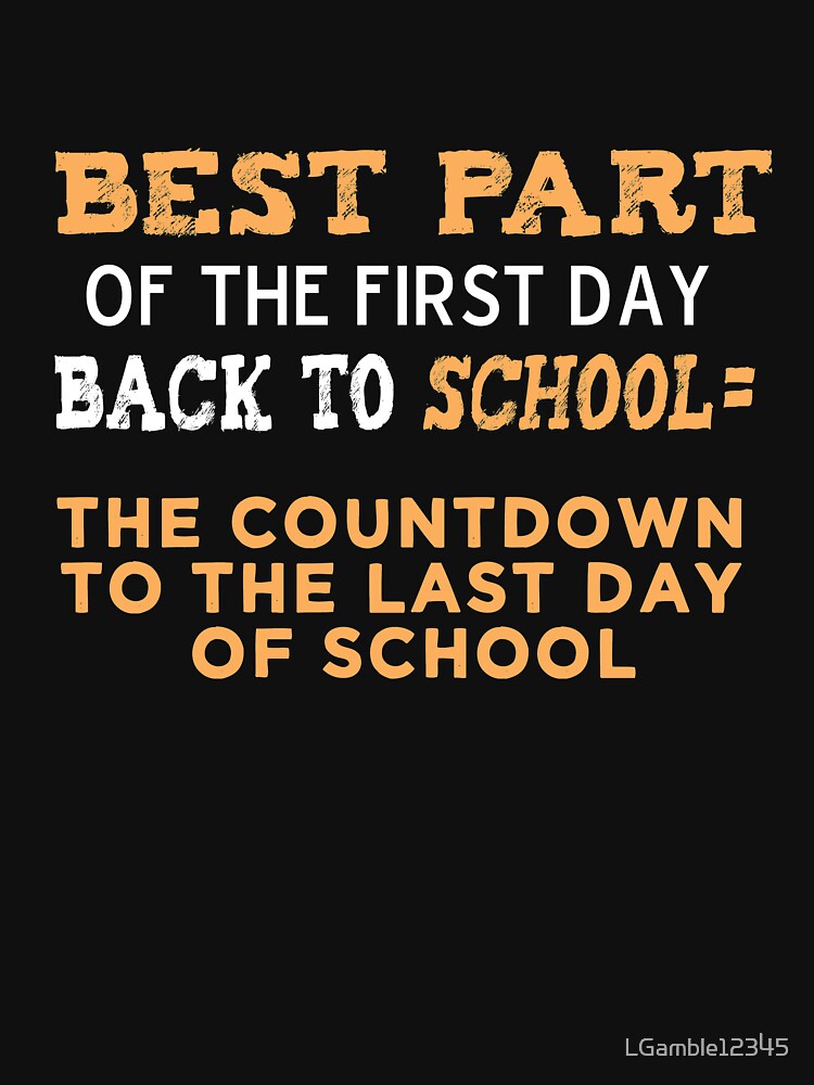 Funny Back to School countdown by LGamble12345
