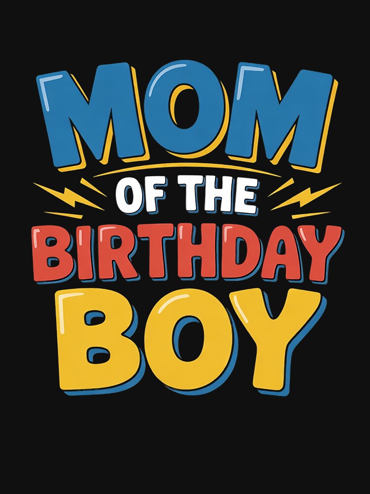 Mom Of The Birthday Boy Family Matching And Dad Family by KotexTemu
