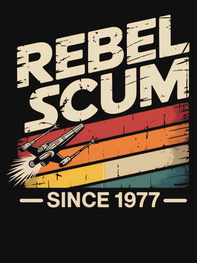Old School Scum Rebel Scum Since 1977 by Ad0Shop