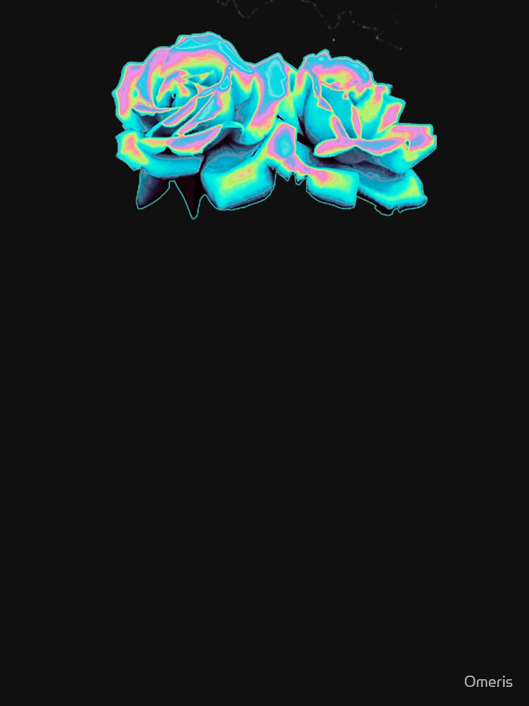vaporwave pink flower by Omeris