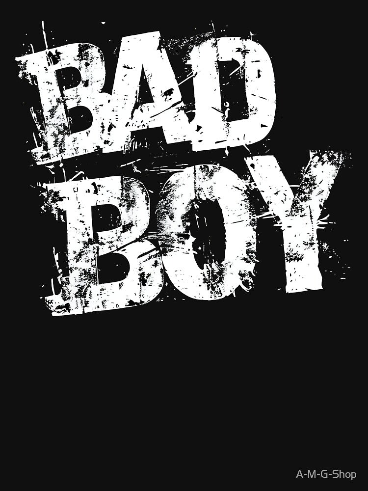 Bad Boy Distressed Grunge - Urban Streetwear Typography by A-M-G-Shop