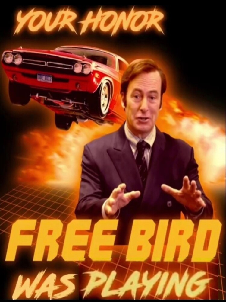Saul Goodman Your honor free bird was playing by yuccaroot