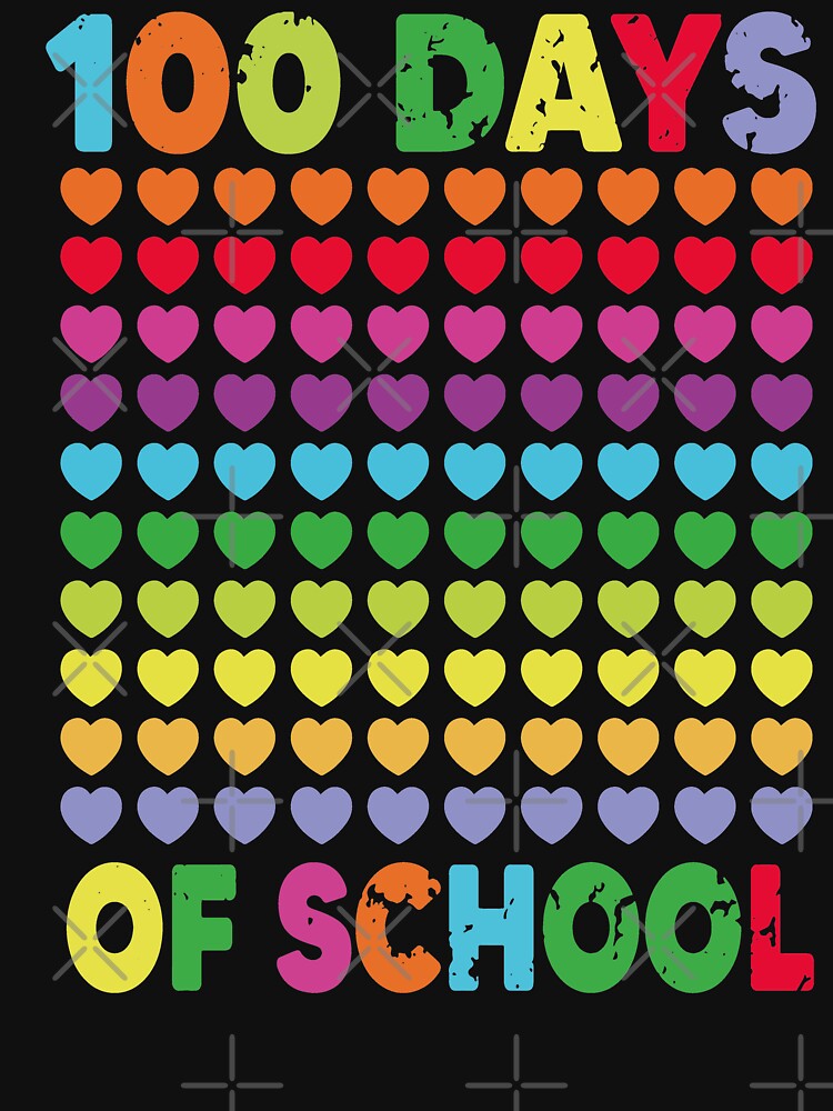Heart Love 100 Days Of School by Heddar Badreddine