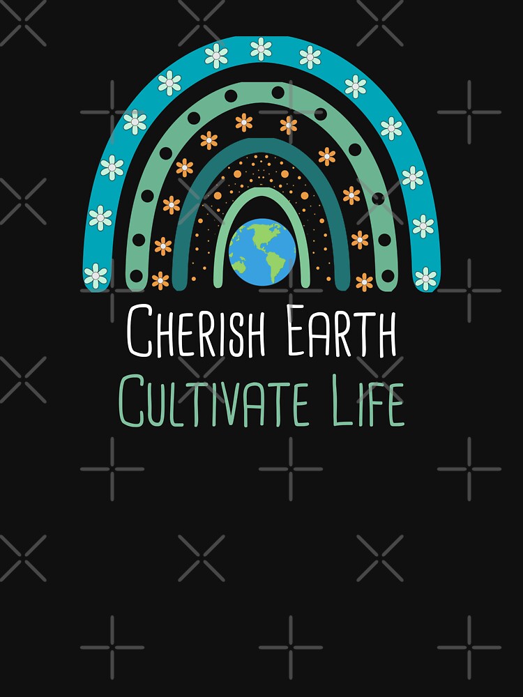 Cherish Earth, Cultivate Life Environmental Protection Positive Phrase by FemiBiutti