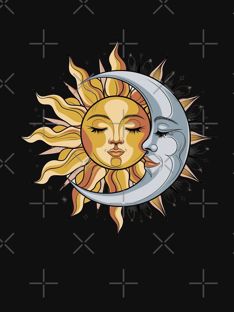 vintage sun and moon by Mateusz Majcherek