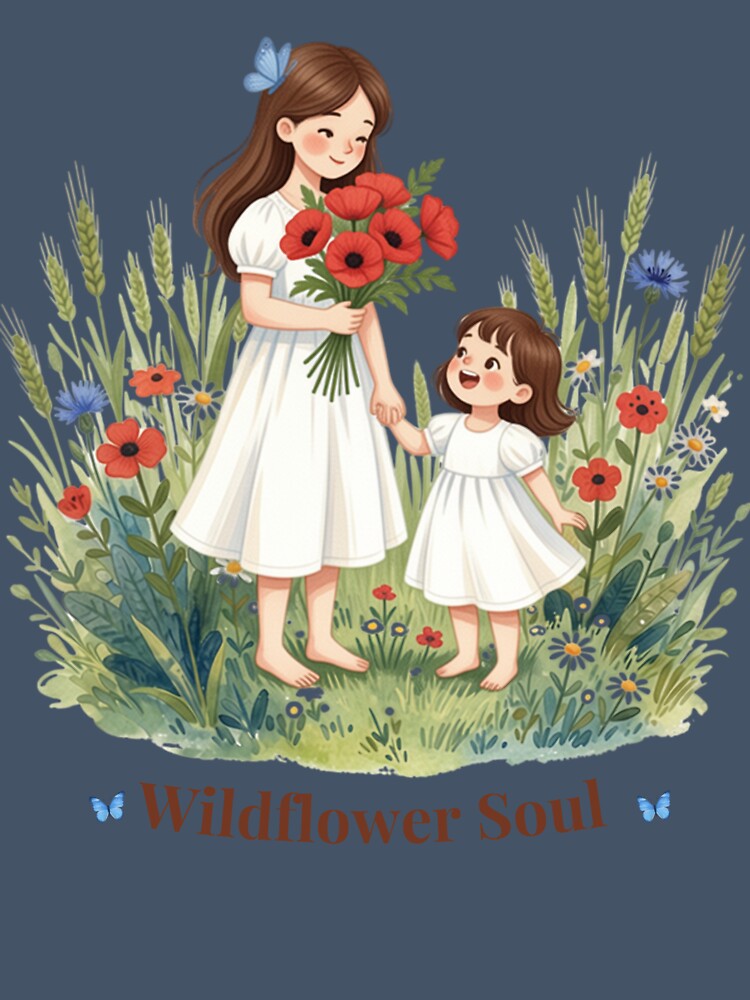 Wildflower Soul – Sisters in a Summer Meadow by BCapybara