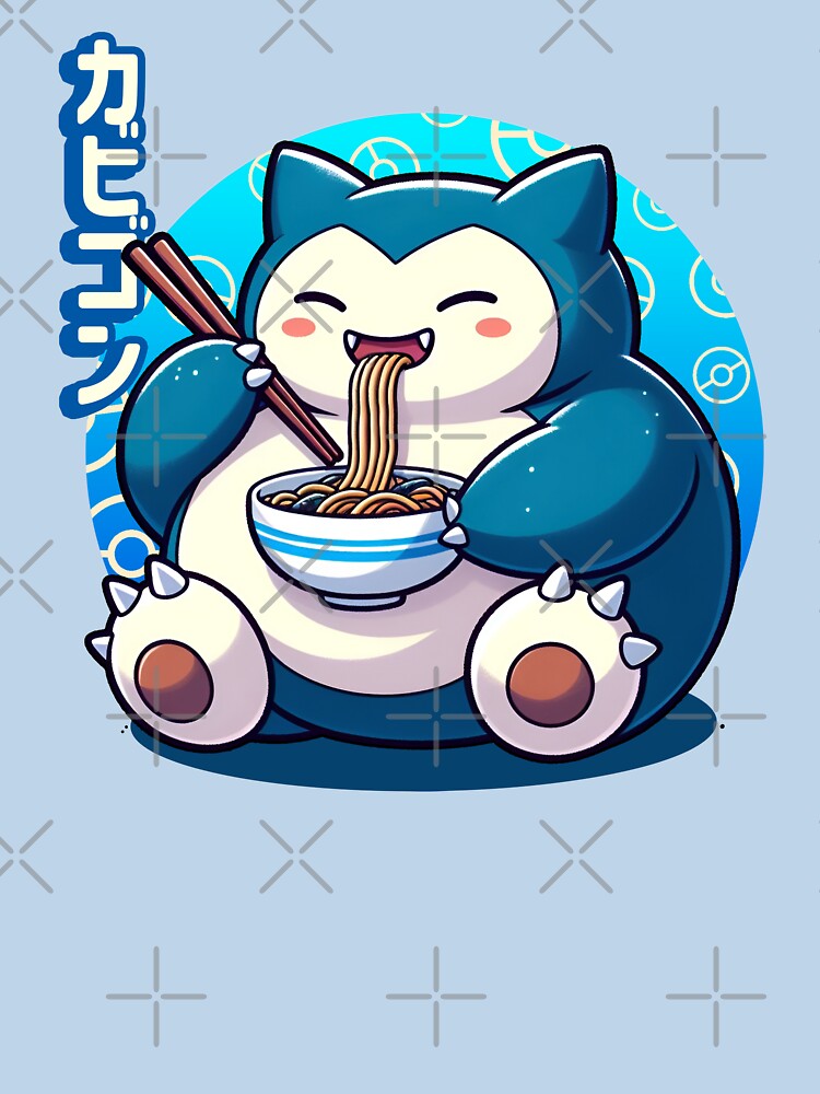 Cute normal creature eating Ramen by maurirocha