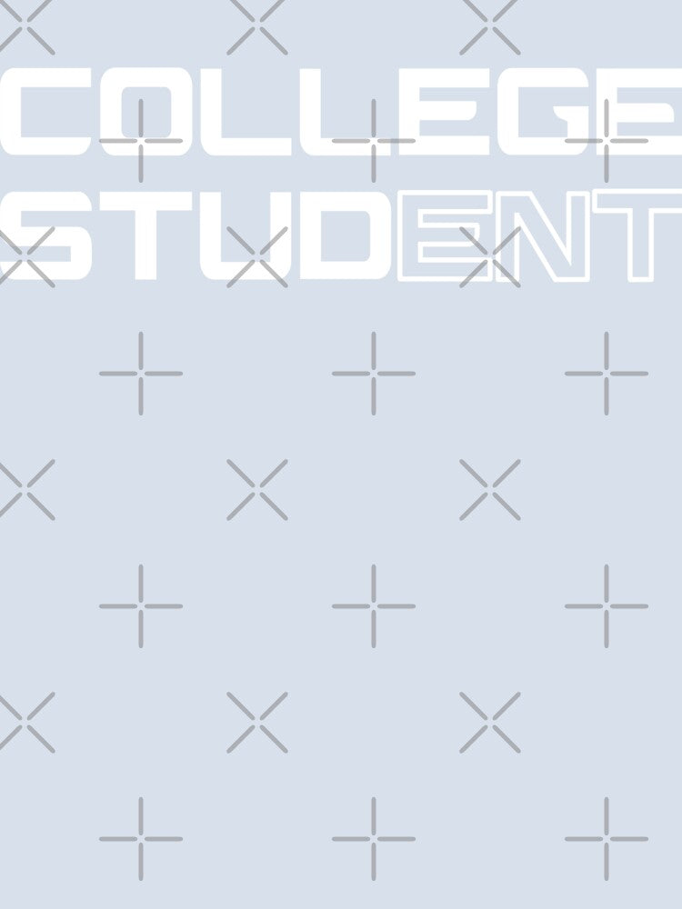 College Student - white letters by nikolaj1301