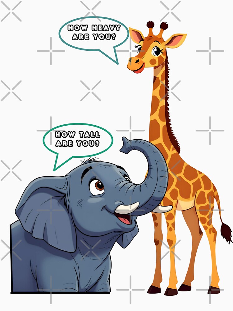 Funny Animals, Elephant, Giraffe by The Laughing Lab
