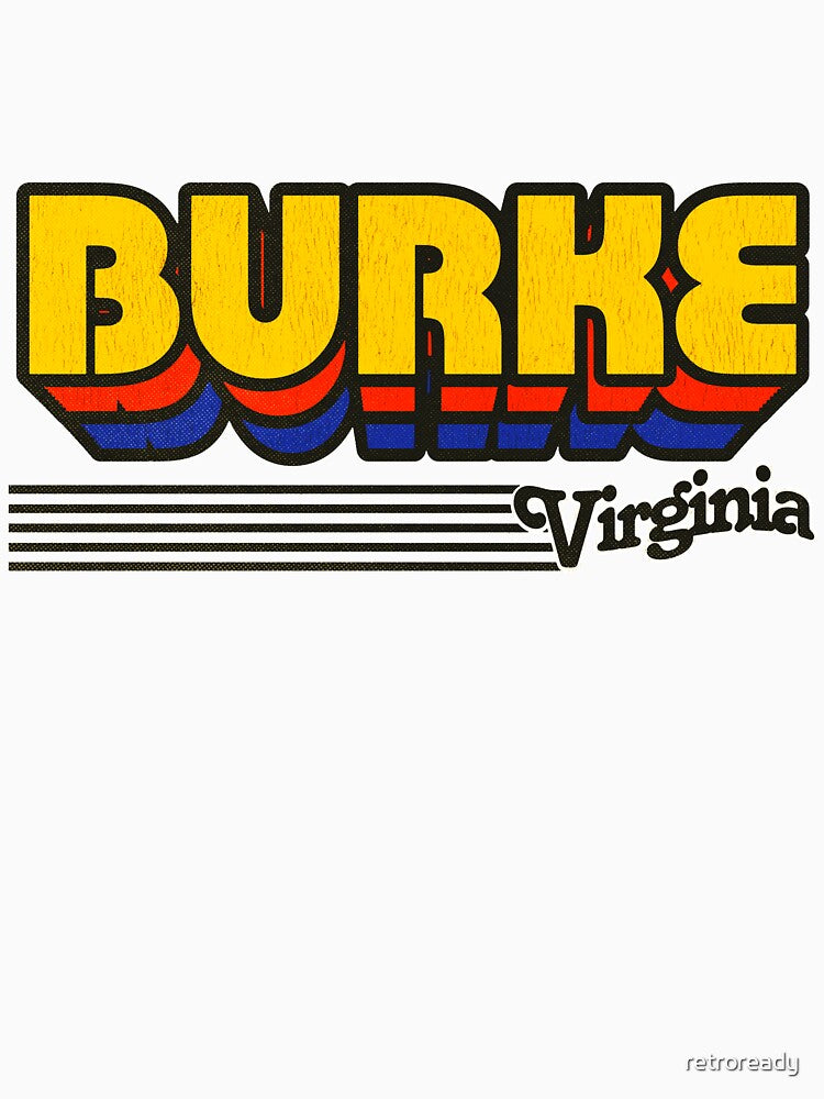 Burke, Virginia | Retro Stripes by retroready