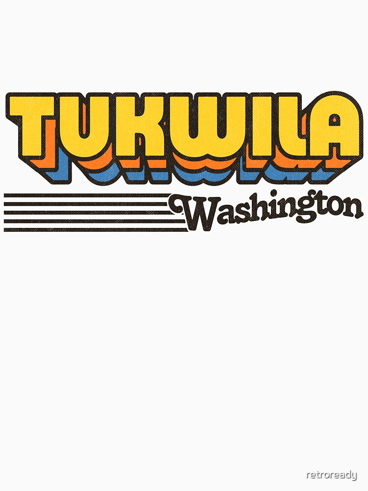 Tukwila, Washington | Retro Stripes by retroready