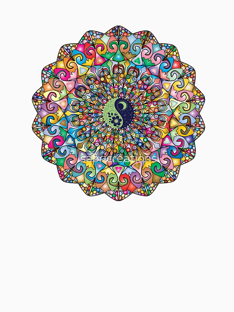 Colorful Sun and Moon Mystical Celestial Energy by sabricreations
