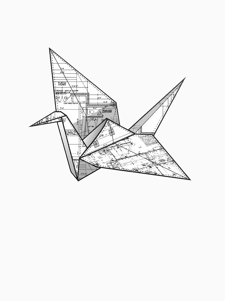 Origami crane by Charlesdughetto