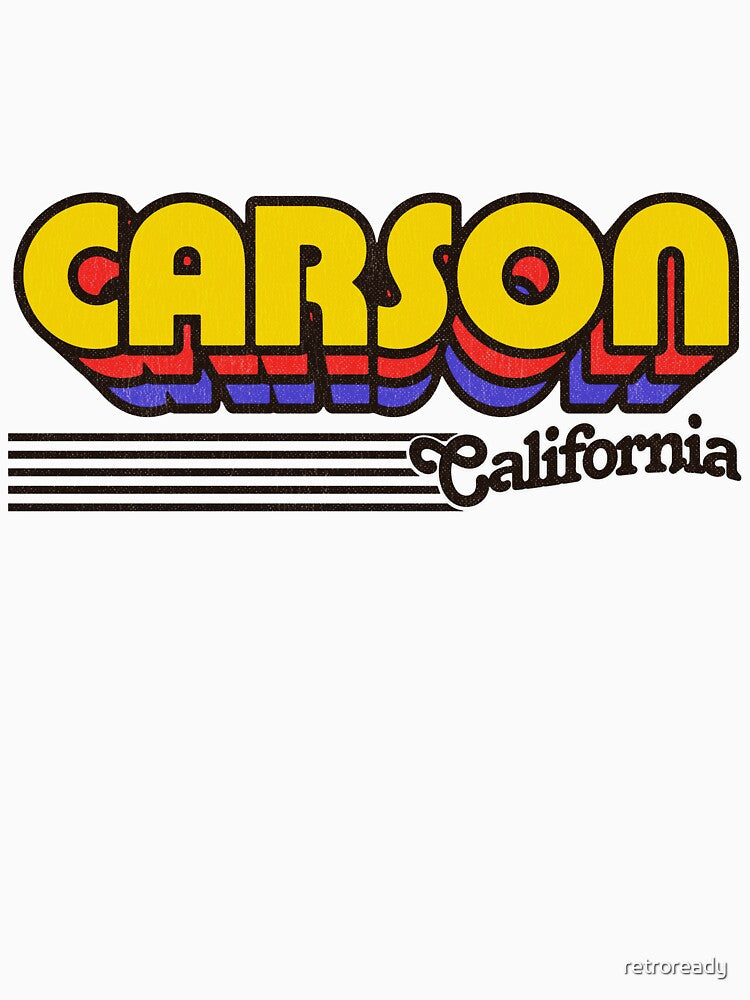 Carson, California | Retro Stripes by retroready