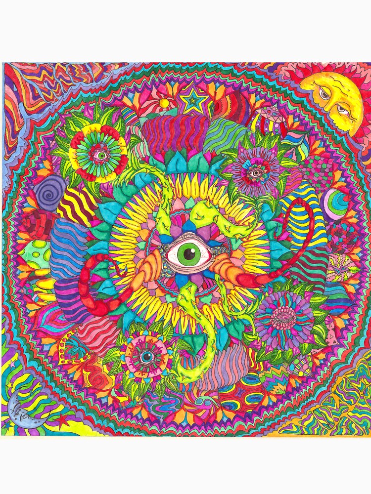 psychedelic eye mandala by Artbyamick