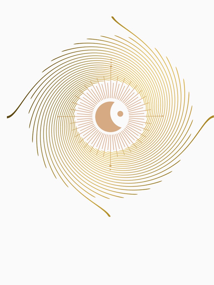 vintage solar eclipse sun and moon by Hight-low-view