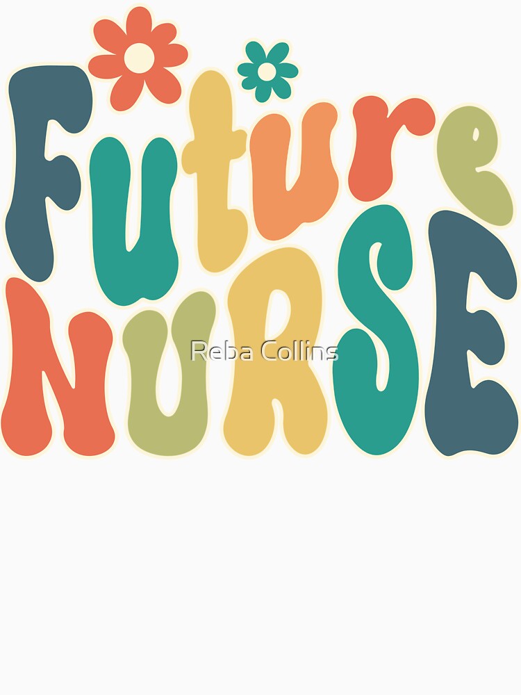 Retro Future Nurse Design in Green Tone by Reba Collins