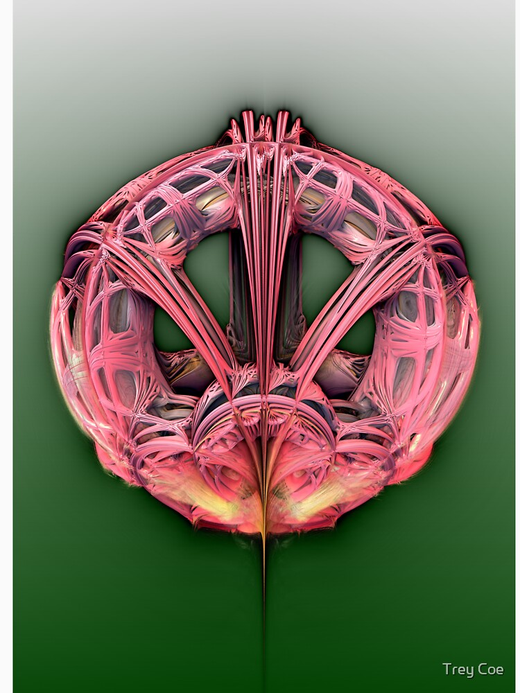 dural anther 3D fractal flower by Trey Coe