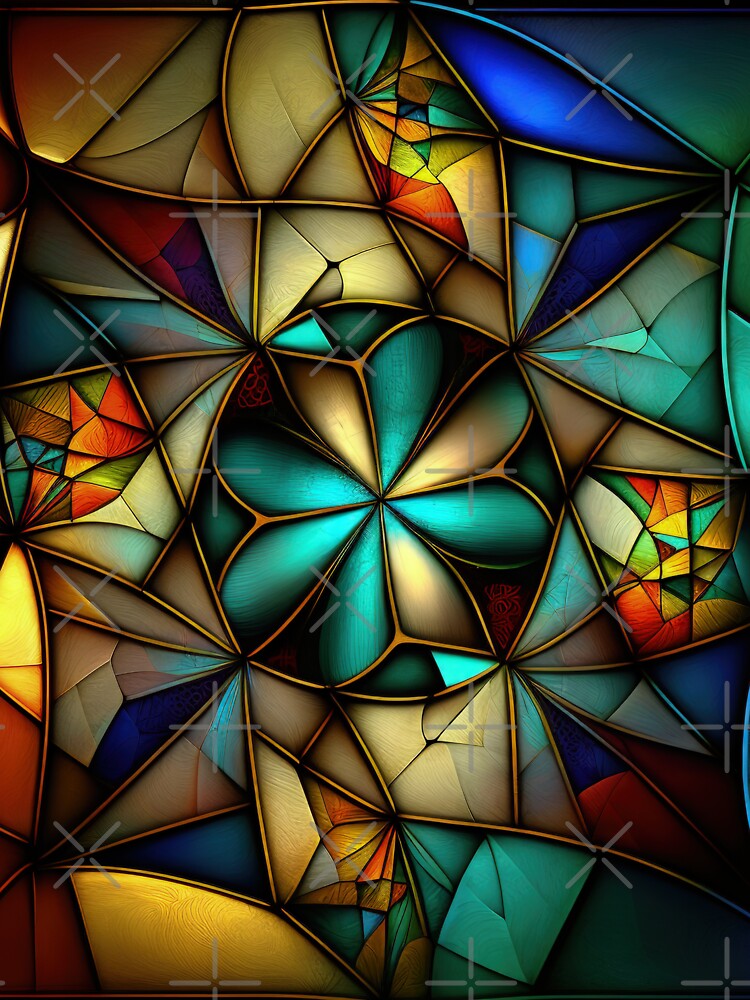 Tomorrow's Vision: A Futuristic Pattern by Glassmaster