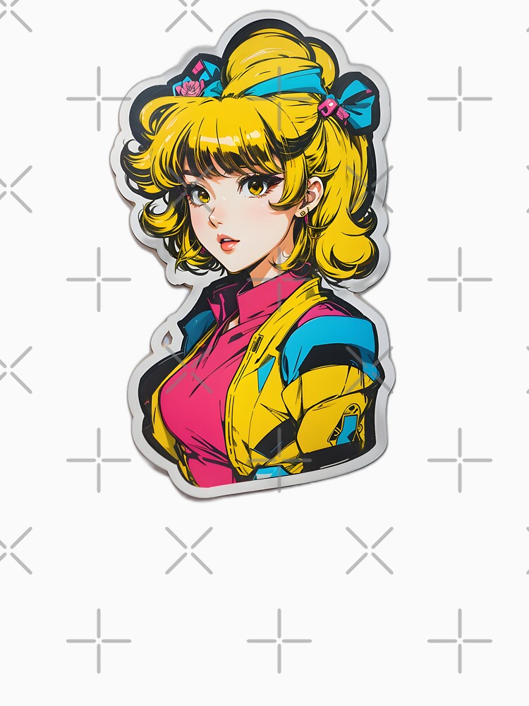 Retro anime girl by JapKo