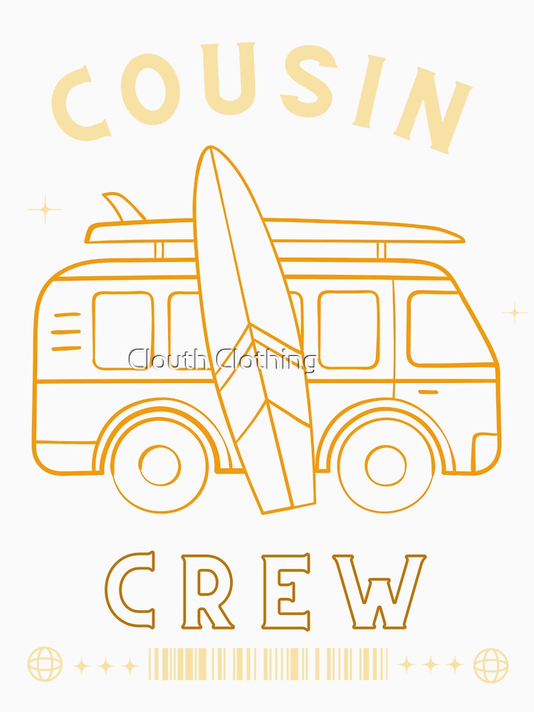 Cousin Crew 2023 Summer Vacation Beach Matching Family Trip by Clouth Clothing  ⭐⭐⭐⭐⭐